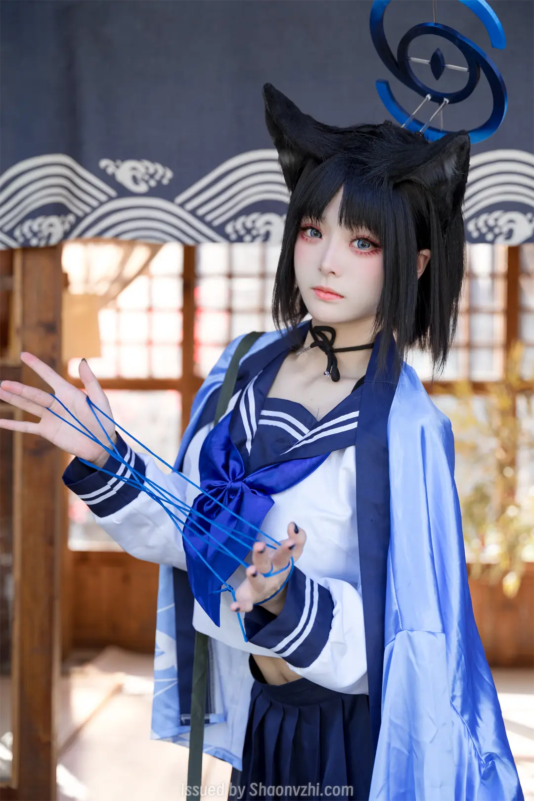 COS精选 蔚蓝档案 桐生桔梗@九柒喵 COSPLAY-第2张