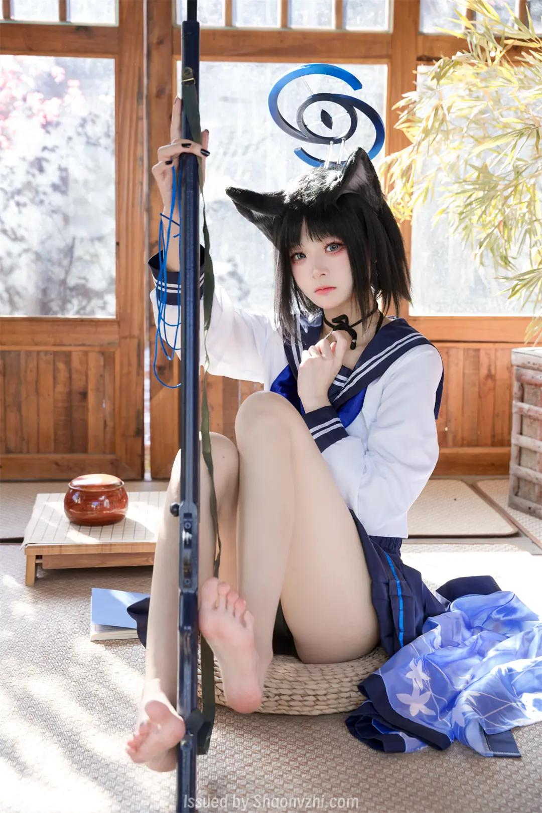 COS精选 蔚蓝档案 桐生桔梗@九柒喵 COSPLAY-第3张