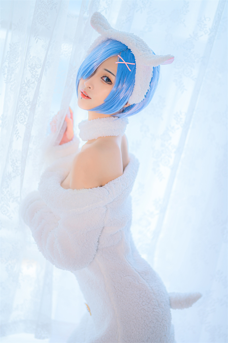 妹抖青 NO.003 蕾姆绵羊 [10P-85MB]